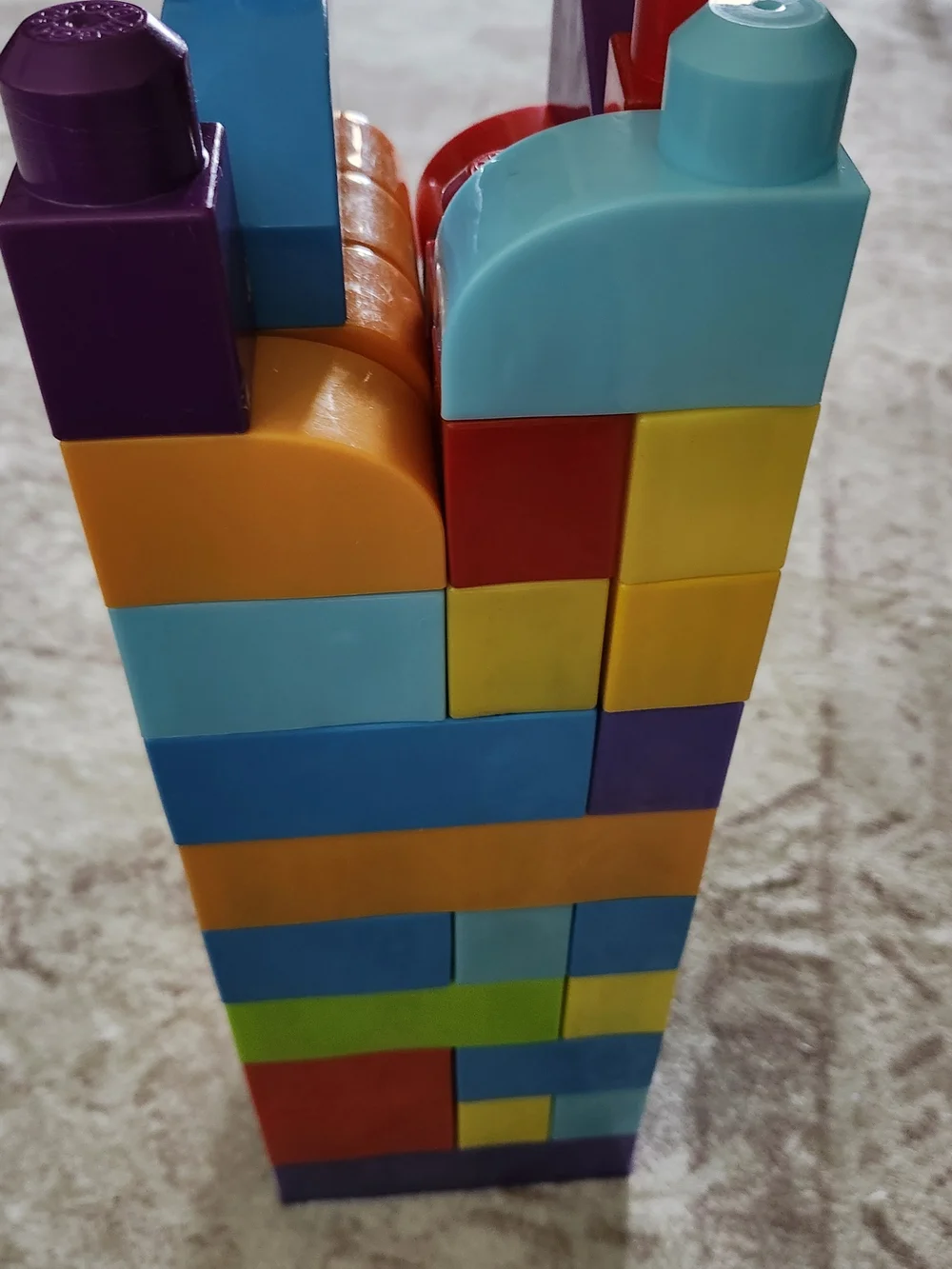 70  Stacking Building Blocks Tower - Multicolor